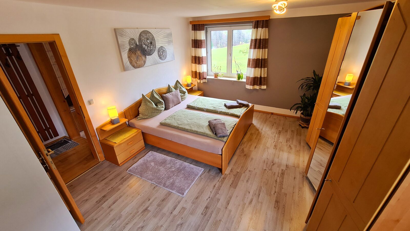 Schlafzimmer Apartment 1